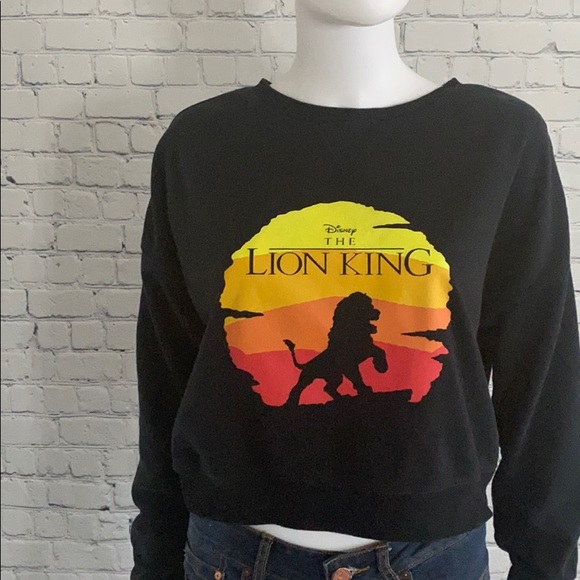 Walt Disney Black Graphic Sweatshirt The Lion King - Picture 2 of 7
